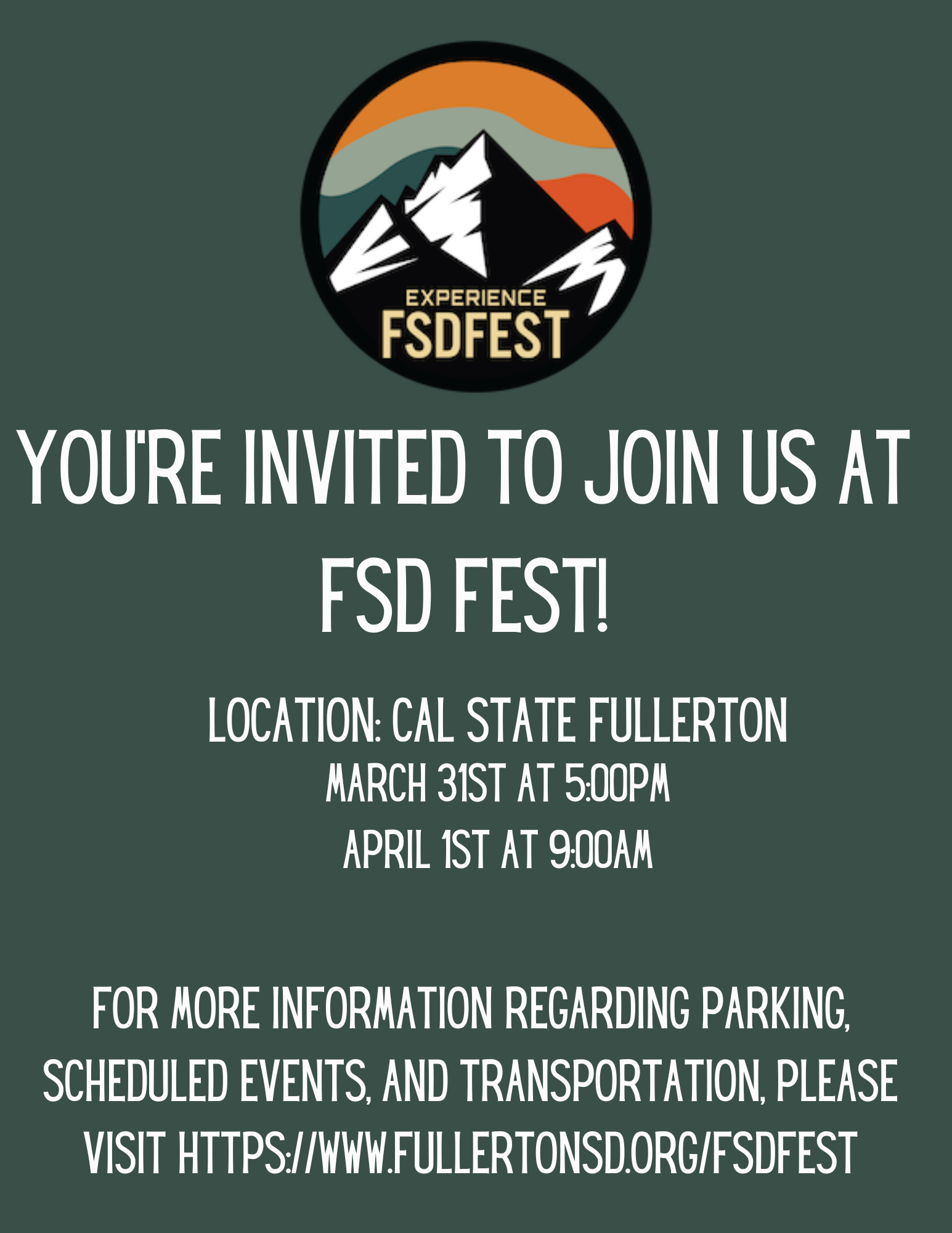 FSD Fest Flyer 